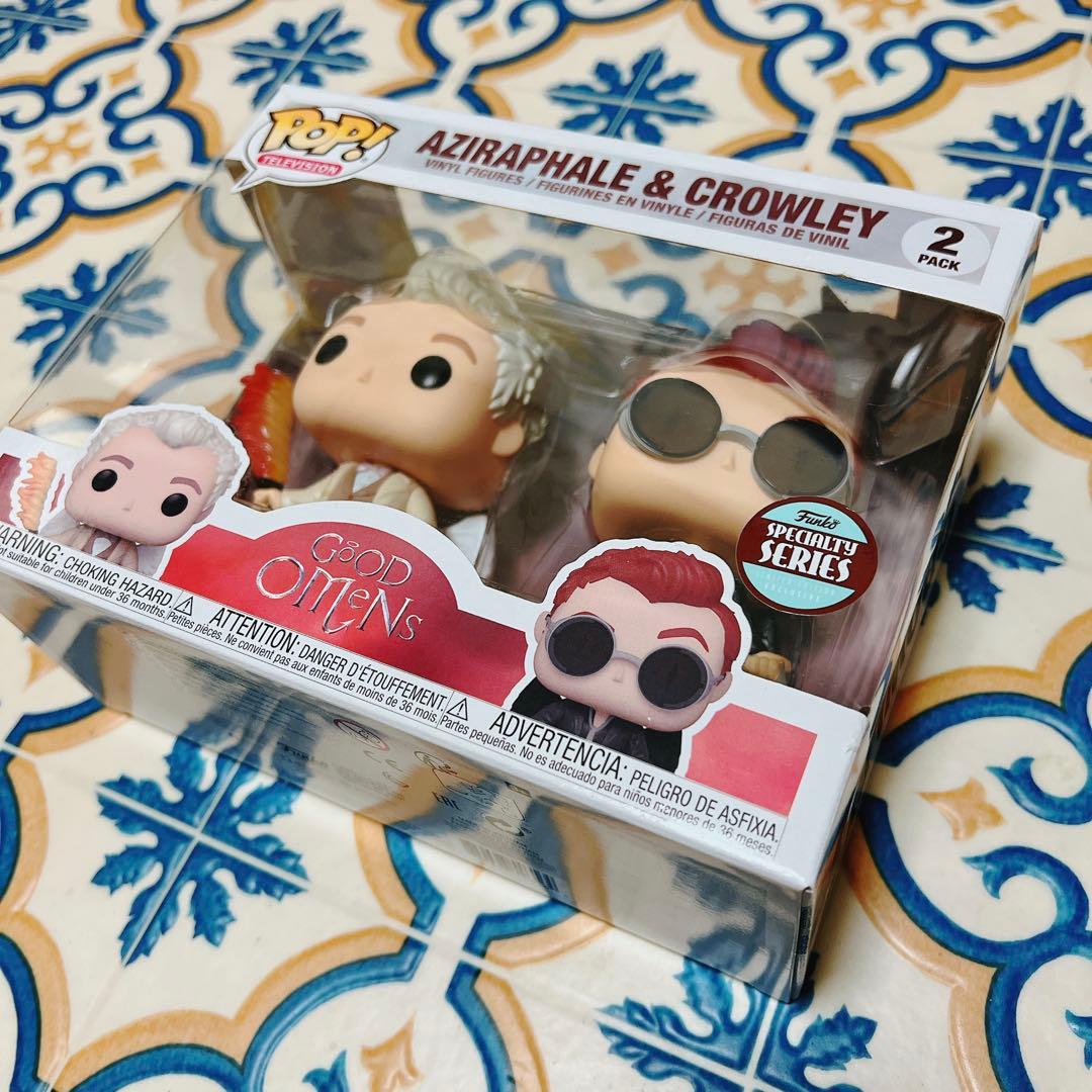 Funko POPグッド・オーメンズ アジラフェル＋クロウリーセット