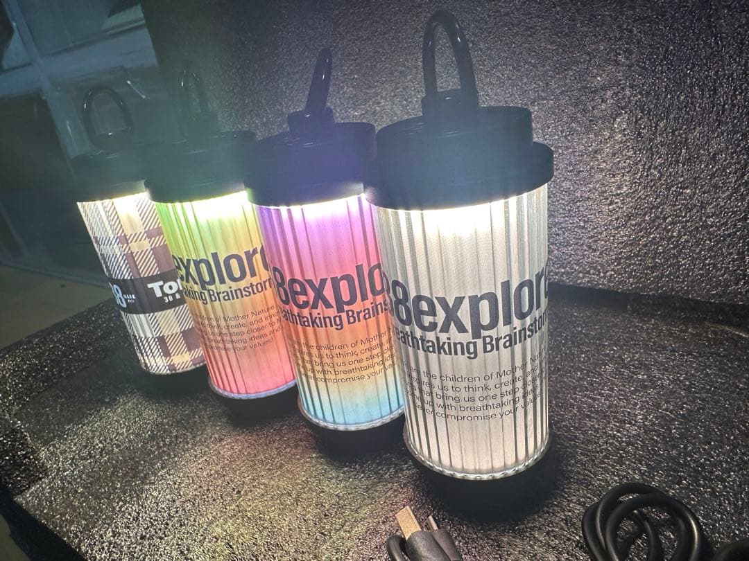 キャンプ　LEDランタン　38explore 38灯　 MIYABI 4個