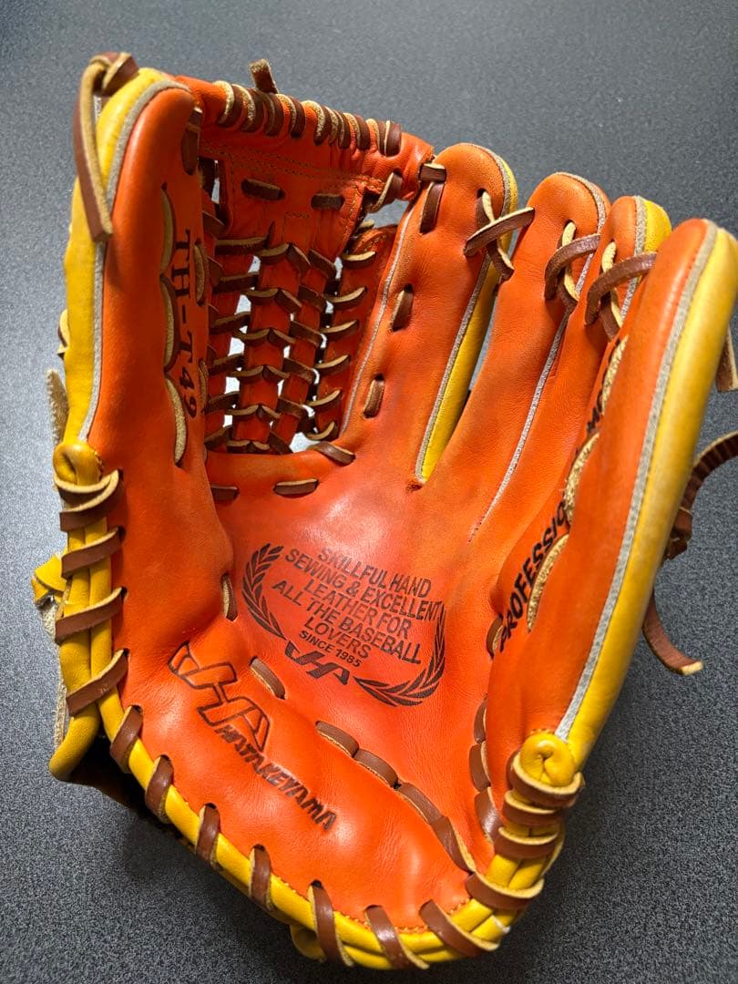 ハタケヤマプロフェッショナル 軟式野球用グローブ 右手用