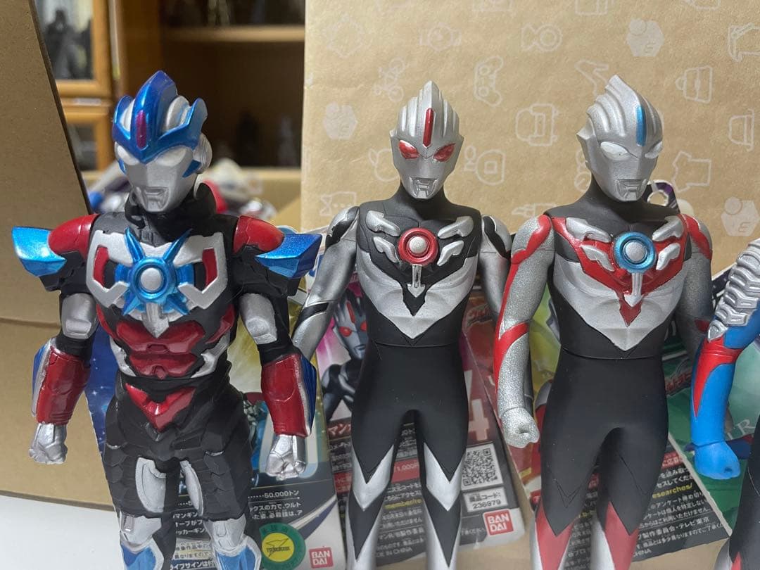 ウルトラヒーローシリーズ　ウルトラマンオーブ 放送当時タグ付き　ソフビ