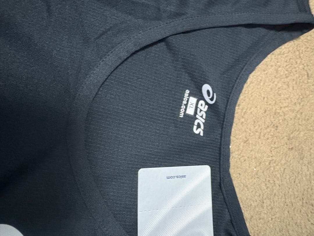 asics ブラック タンクトップ DRY XLサイズ