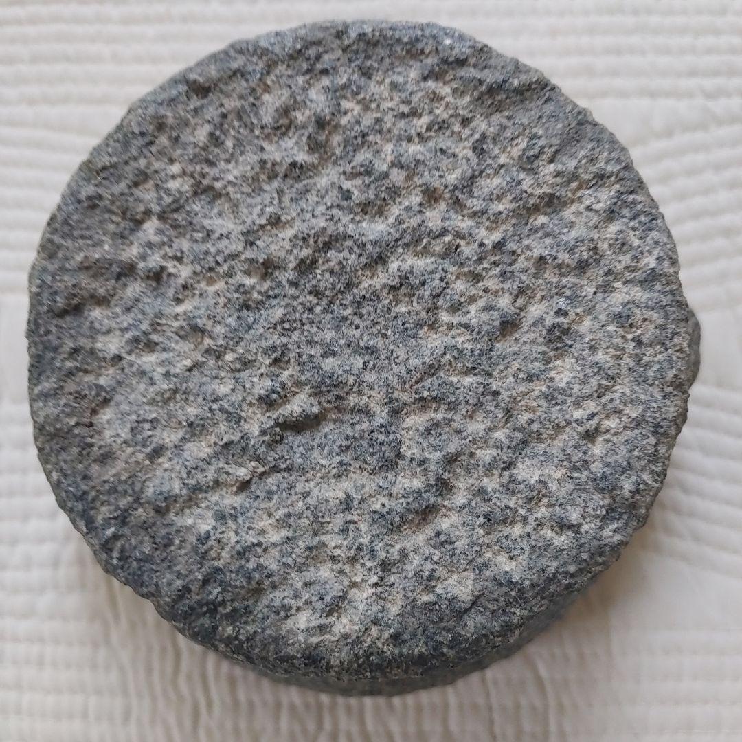 天然石すり鉢&すり棒セット 重量感　ザ　石感がたまらない 存在感お値下げ