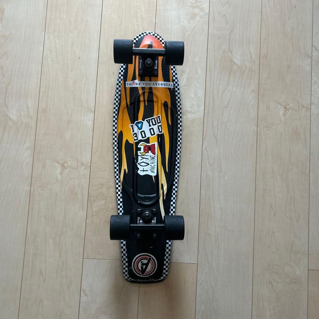 ［メリクリ］Penny スケートボード フレイム柄