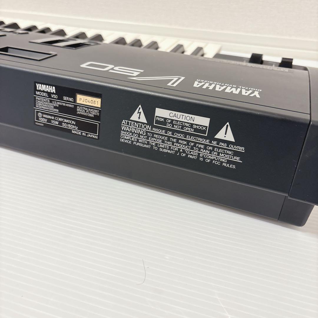 【希少】動作品 YAMAHA V50 シンセサイザー 61鍵 キーボード