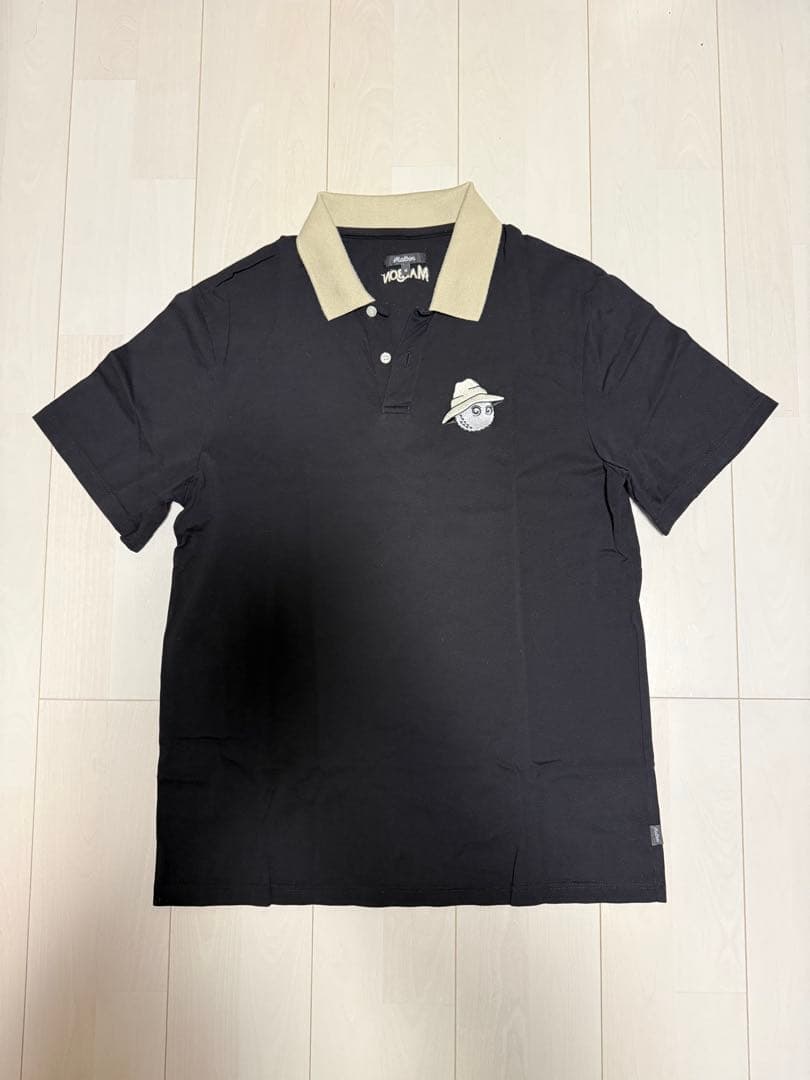 MALBON GOLF マルボン ゴルフ 刺繍ポロシャツ 黒 Mサイズ 正規品