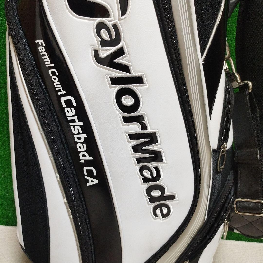 TaylorMade キャディバッグ ホワイト・ブラック フード無し