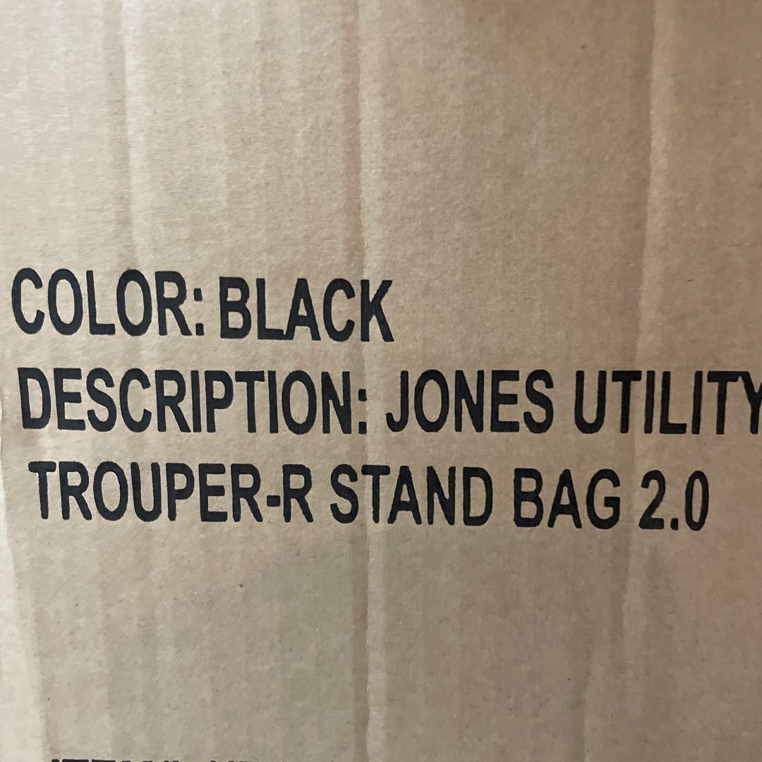 ジョーンズ　スタンドバッグ　JONES 黒