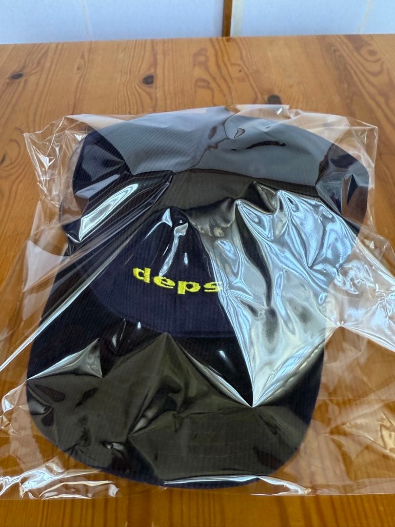 deps CORDUROY CAP ネイビー