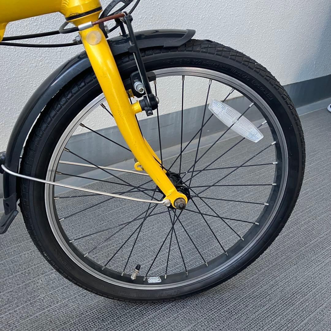 DAHON ダホン VYBE D7 折り畳み自転車 イエロー　おまけ付き
