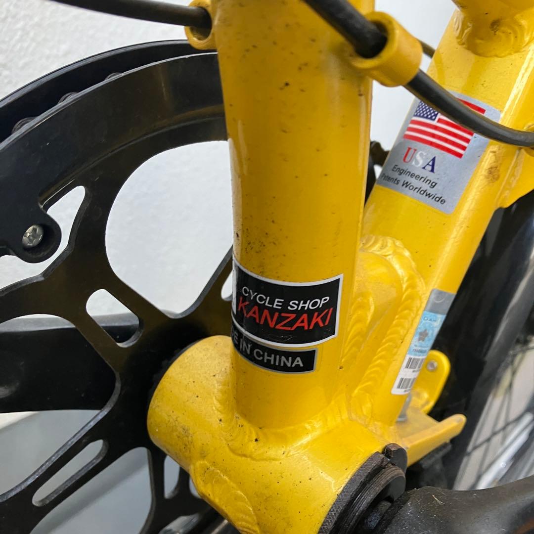 DAHON ダホン VYBE D7 折り畳み自転車 イエロー　おまけ付き