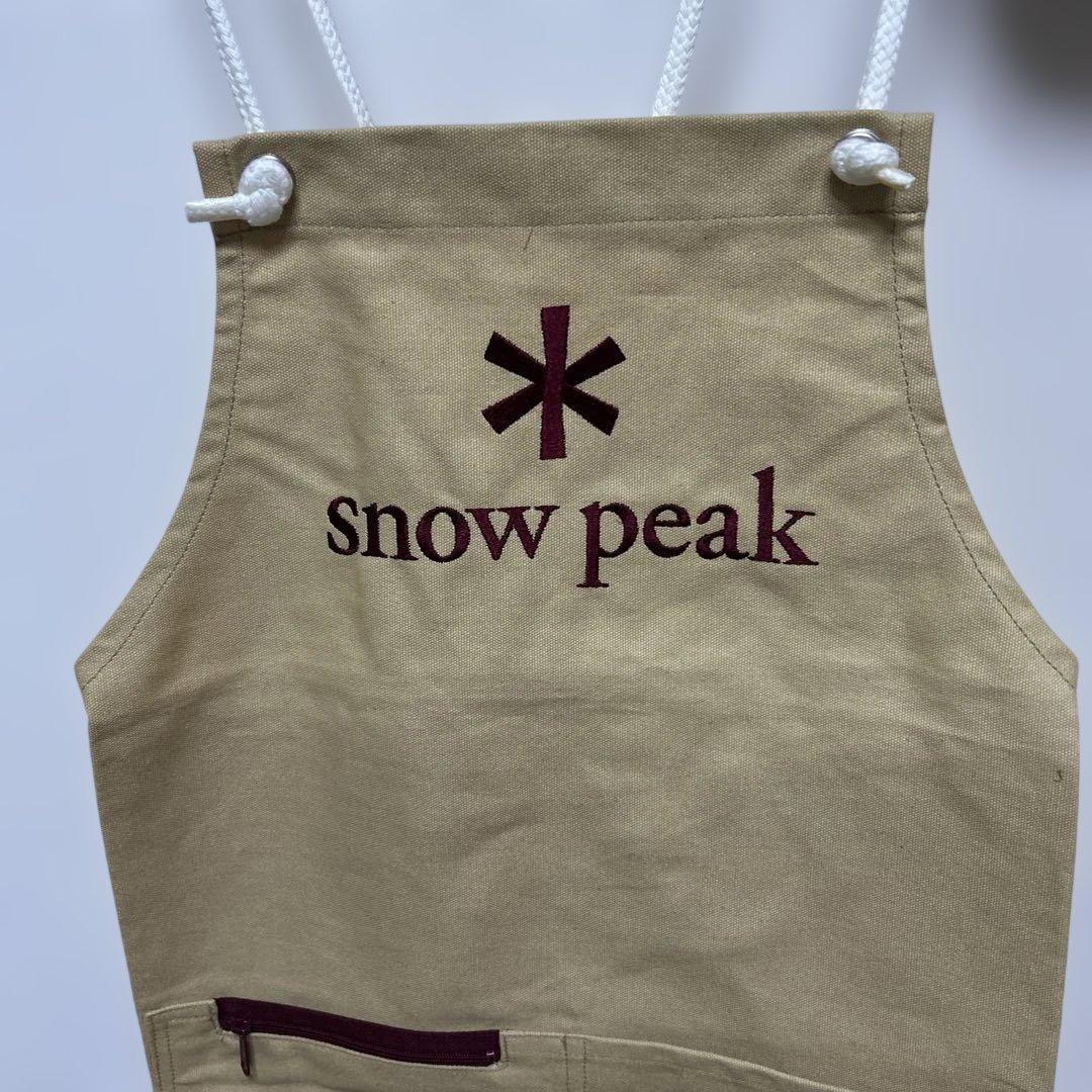 スノーピークpeak 非売品　刺繍エプロン　超レア物