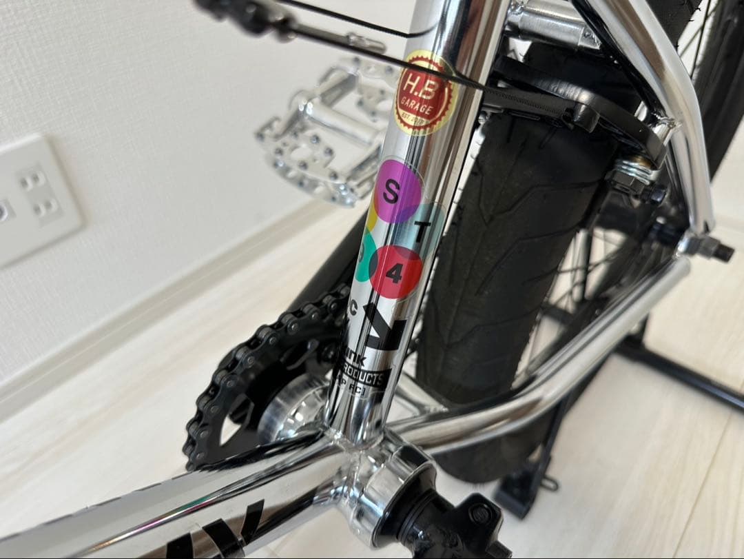 KINK BMXバイク シルバー ペグ