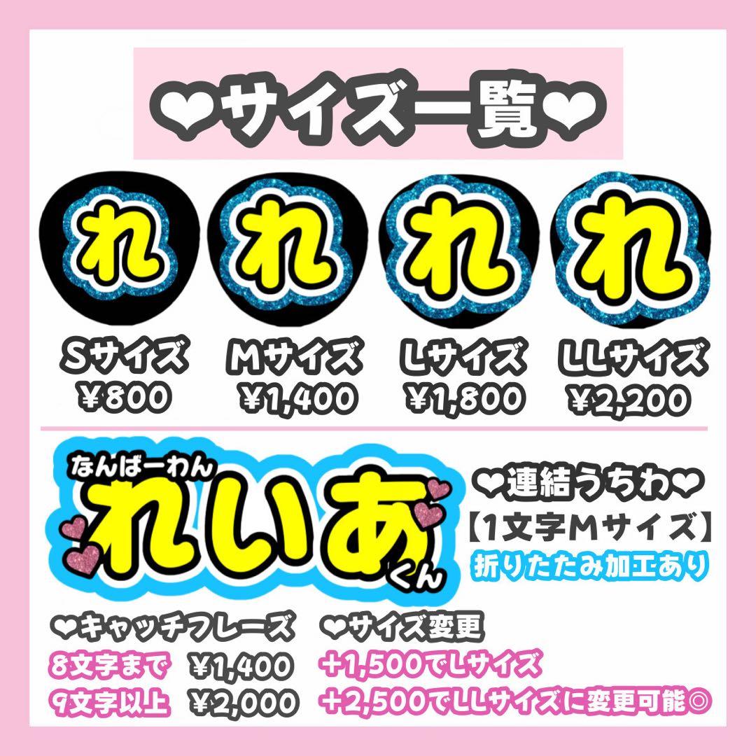 はちゃんページ うちわ文字 オーダー うちわ屋さん 連結うちわ文字パネル