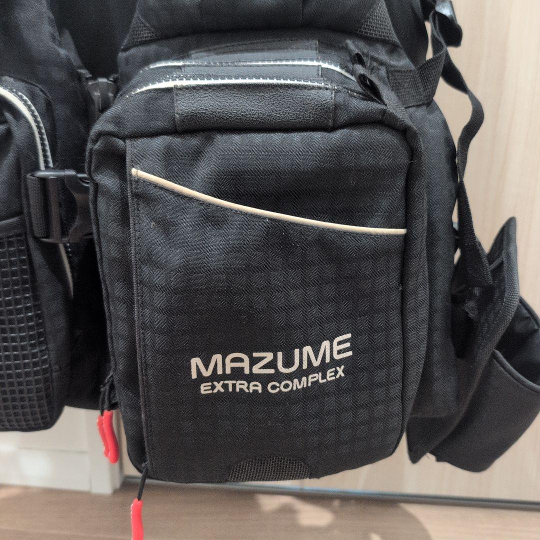 mazume MZX TR フィッシングベスト 黒