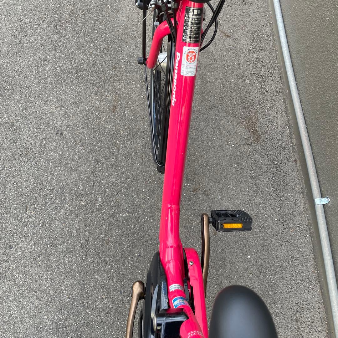 パナソニック電動アシスト自転車26インチ 16Ah レッド【引き取り限定】