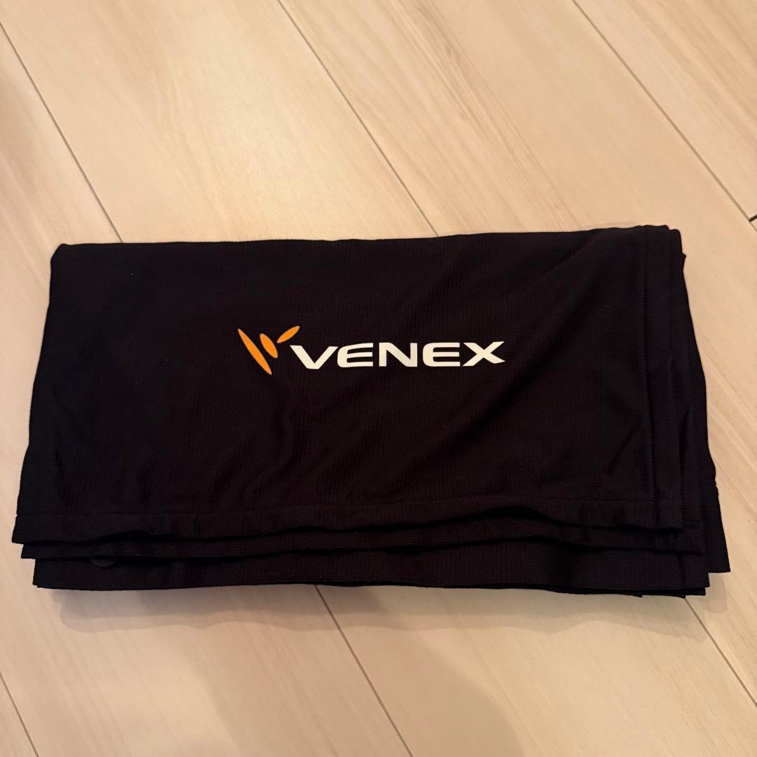 【未使用】VENEX 黒 リカバリークロス ブランケット 収納袋付き