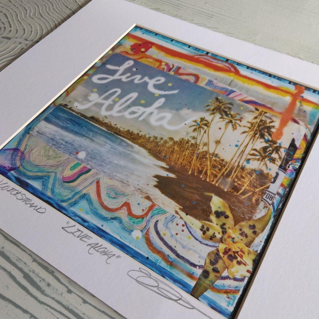 絵画 Susan Wickstrand LIVE ALOHA