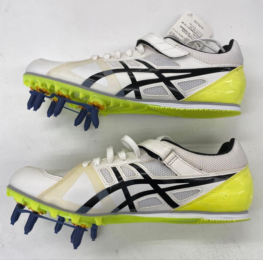 asics 陸上スパイク　ヒートフラットFR7ホワイト/ブラック　27.5cm