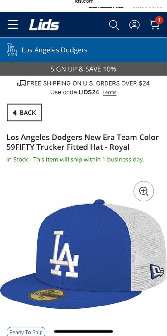 newera dodgers 7-1/2(59.6cm) ベースボールキャップ