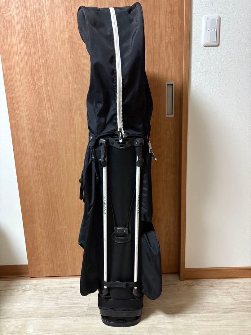 BEAMS GOLF キャディバッグ ブラック グリーン