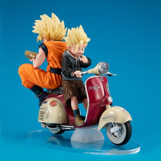 デスクトップリアルマッコイEX ドラゴンボールZ孫悟空＆孫悟飯＆バイク