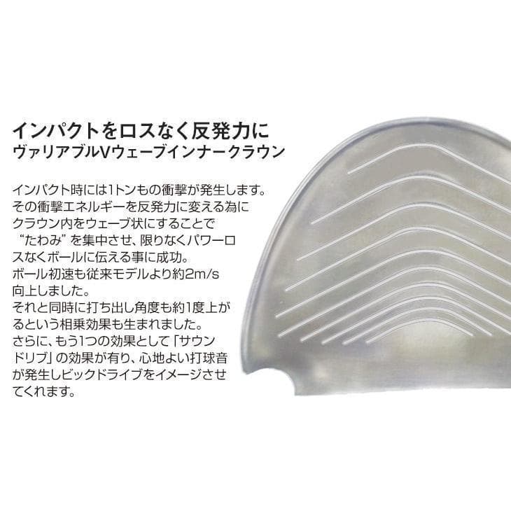 ・新品 超高反発ドライバー CBRゴールドプレミア 三菱プラチナ飛匠シャフト