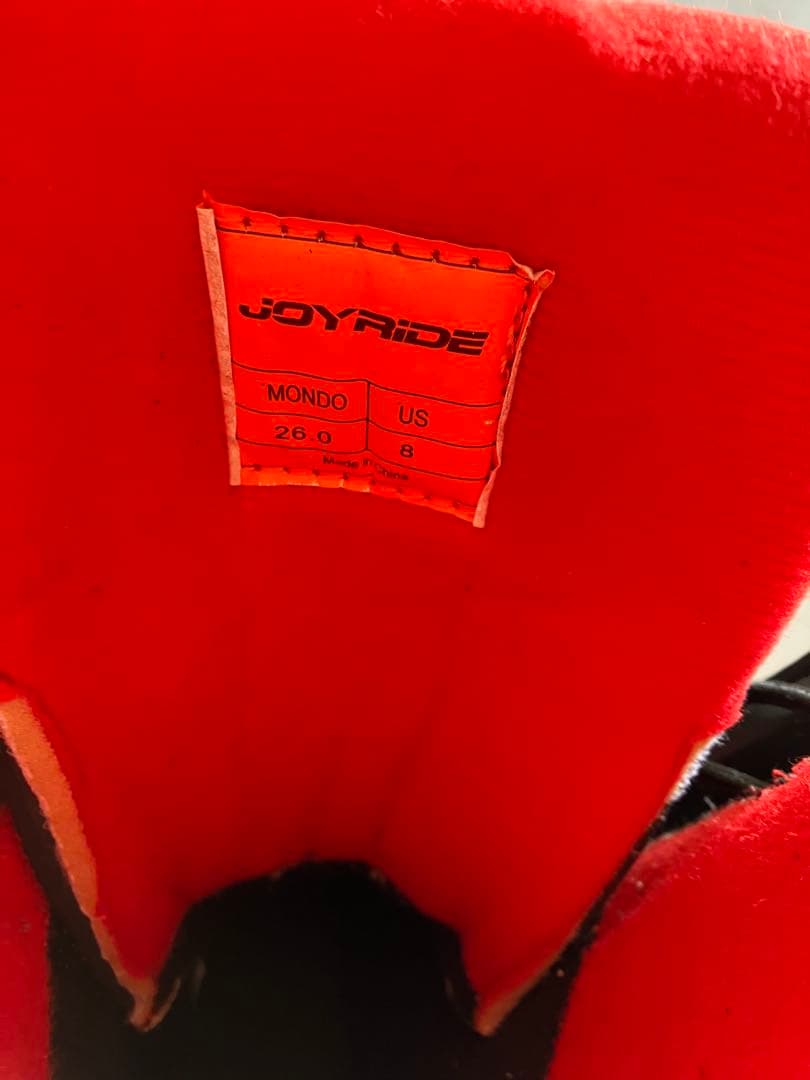 JOYRIDE スノーボードブーツ 黒赤