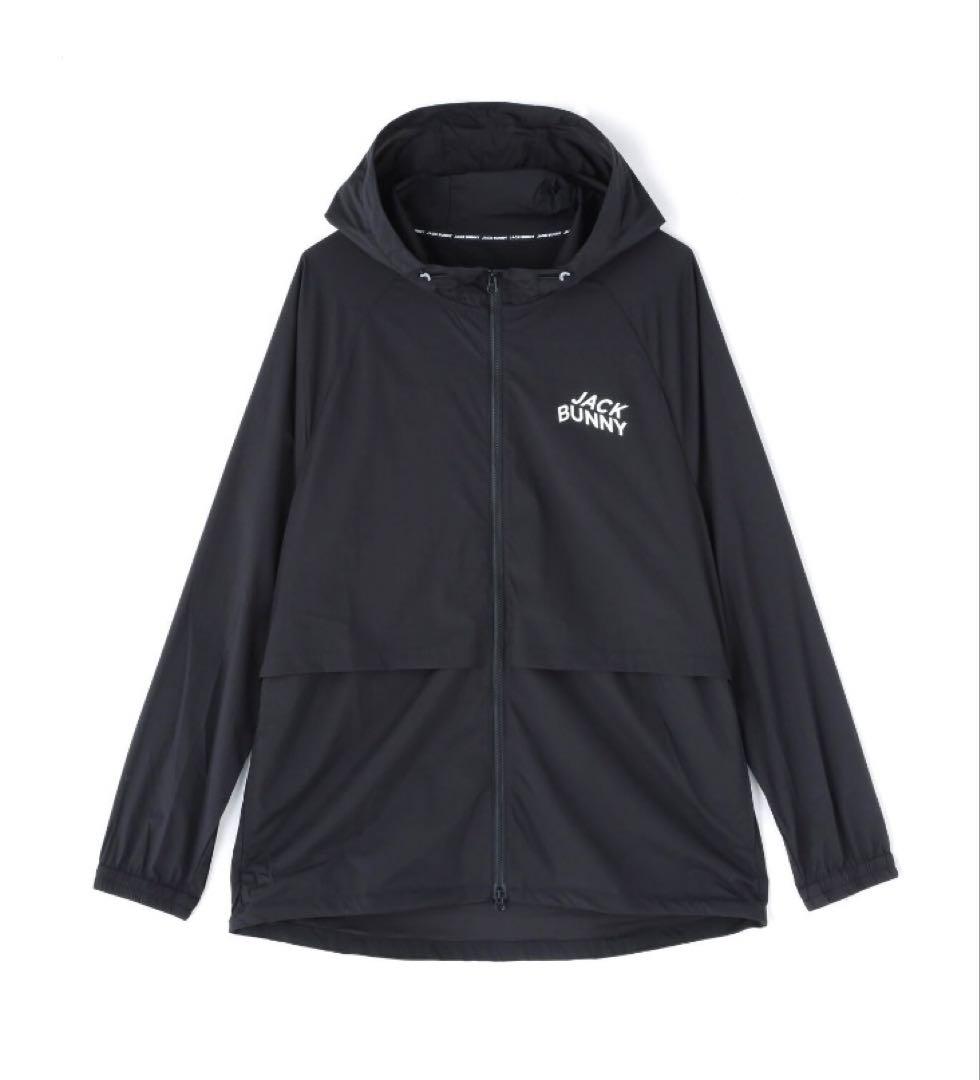 新品 パーリーゲイツ ジャックバニー ナイロンタフタ ブルゾン(6)LL/黒