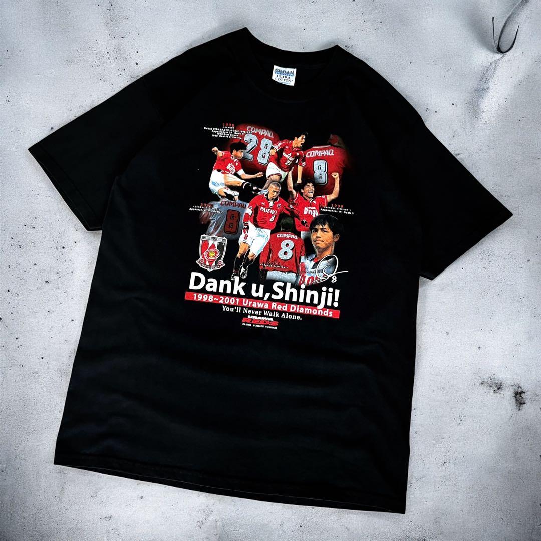 【入手困難】2001 浦和レッズ 小野伸二 記念Tシャツ GILDAN