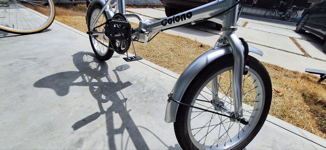 GW限定値下げ　Colano 折りたたみ自転車 シルバー