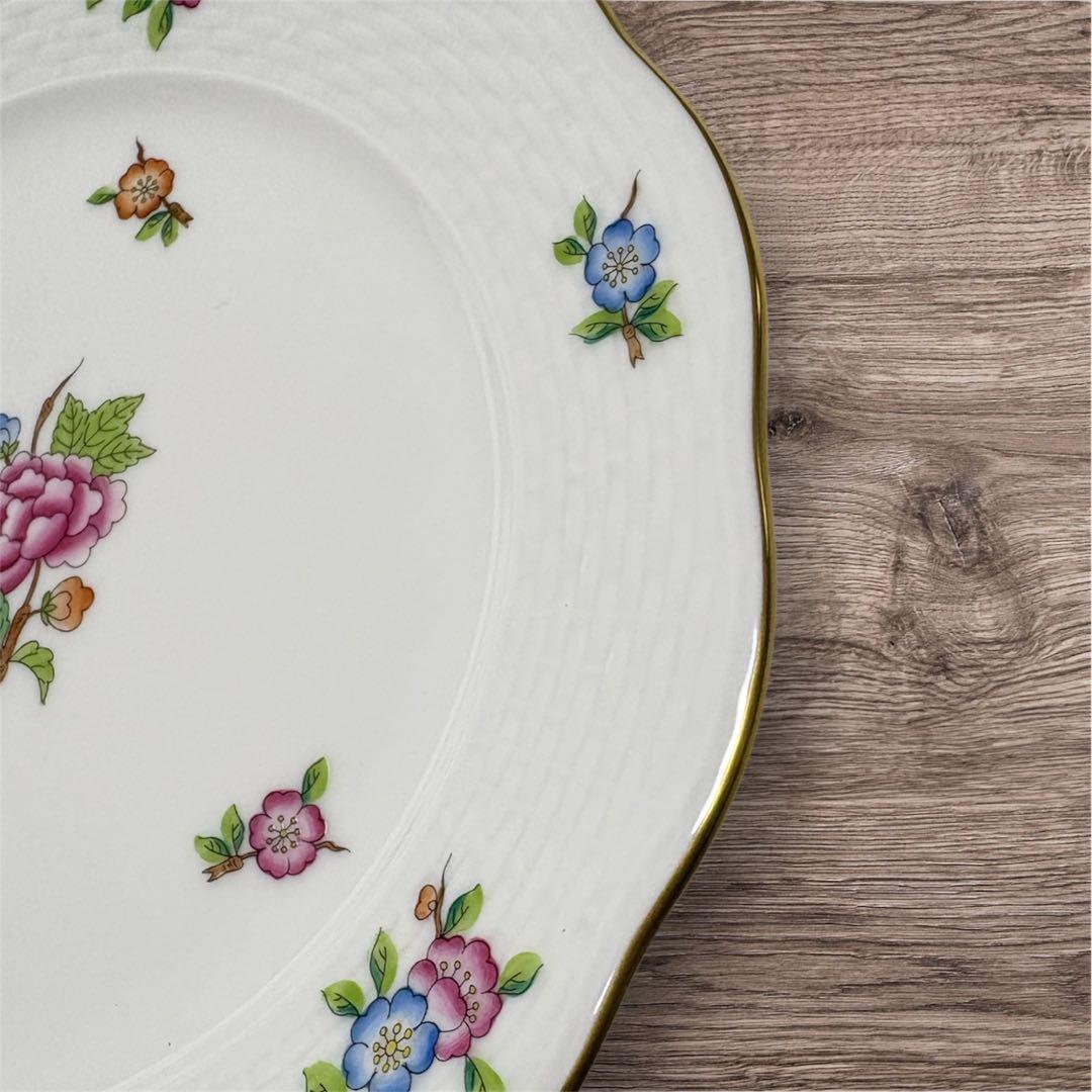 新品未使用　HEREND ヘレンド　 花柄 陶磁器皿　1枚
