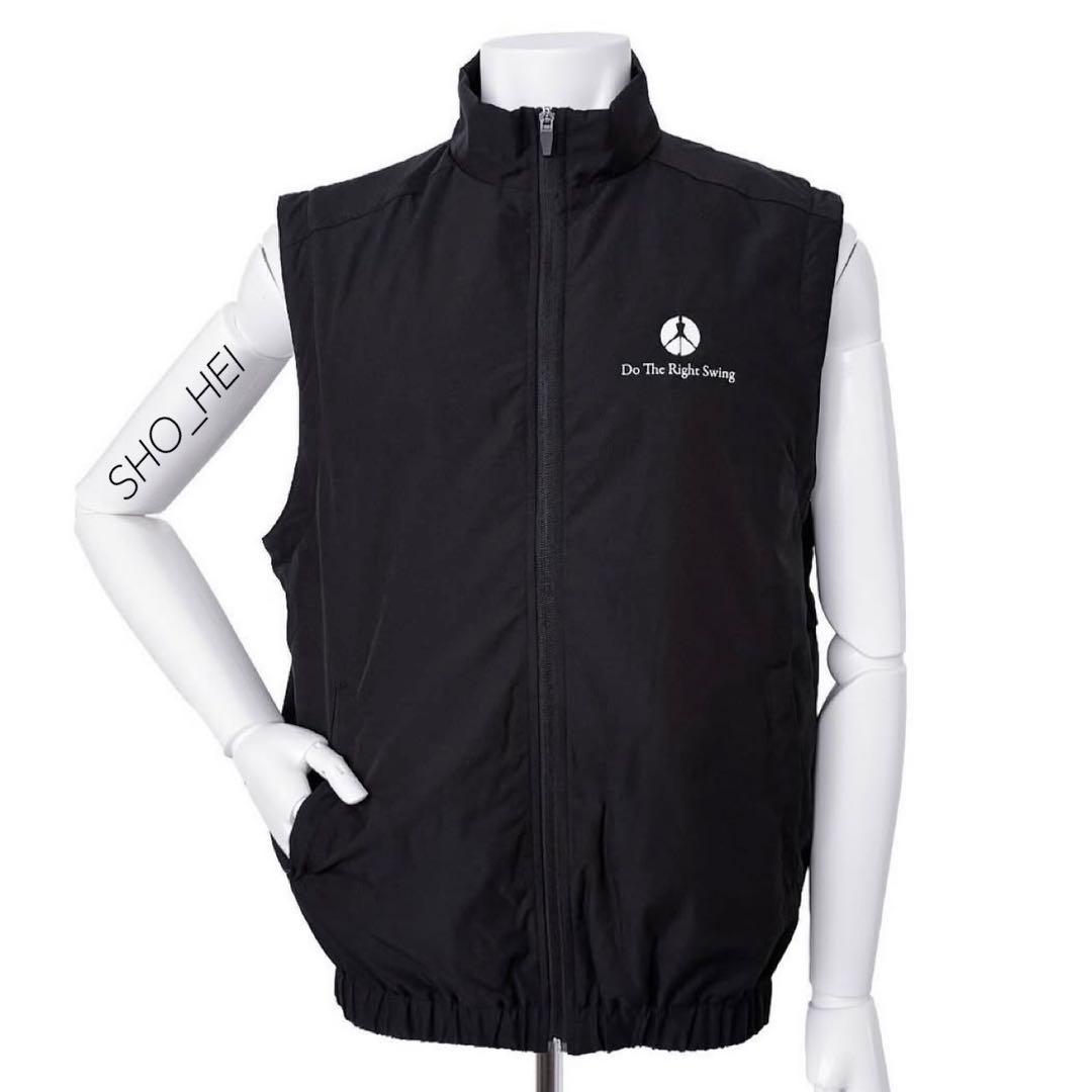 【新品】Golfickers 中綿ベスト（黒）ＸＬ