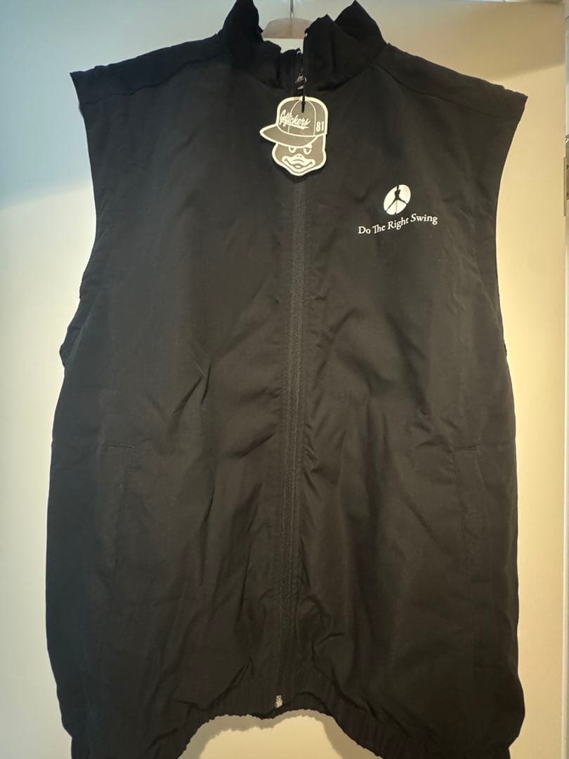 【新品】Golfickers 中綿ベスト（黒）ＸＬ