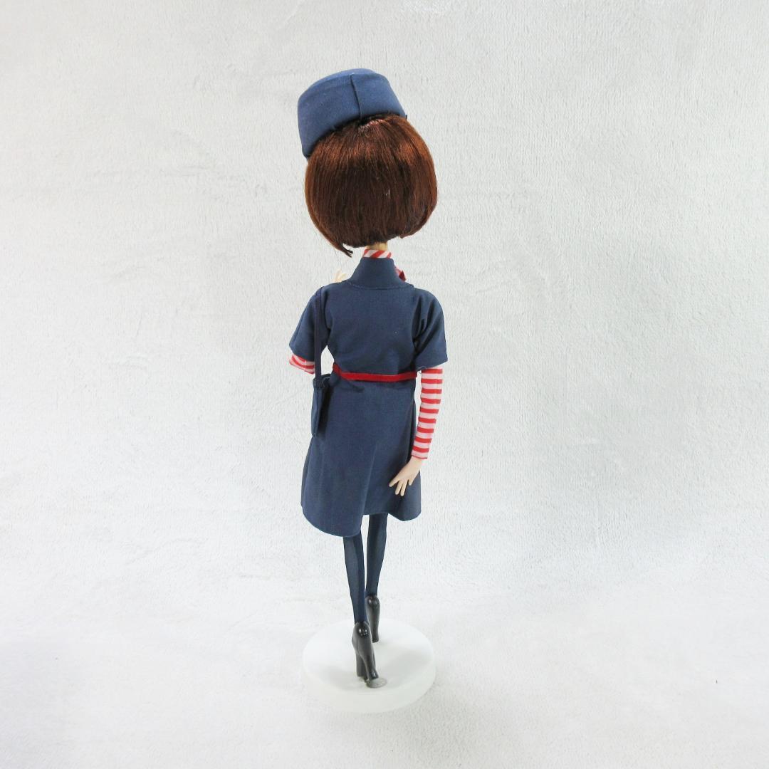 ✨日本航空スチュワーデス人形/6代目制服✨ 昭和レトロフィギュア 全高43cm
