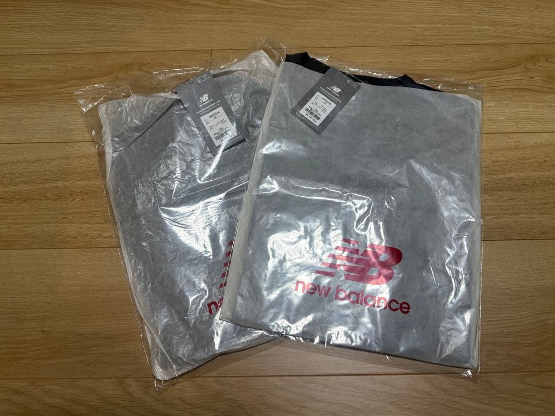 FC東京×ニューバランス2025 ブラックアウトTシャツ　ウーブンショーツ　Ｌ