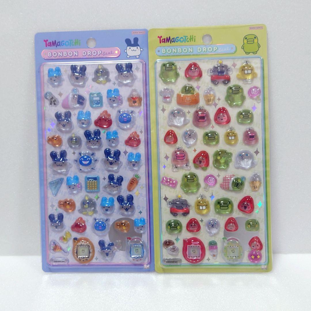 新品☆正規品・ボンボンドロップシール　たまごっち＆ディズニー　9枚セット
