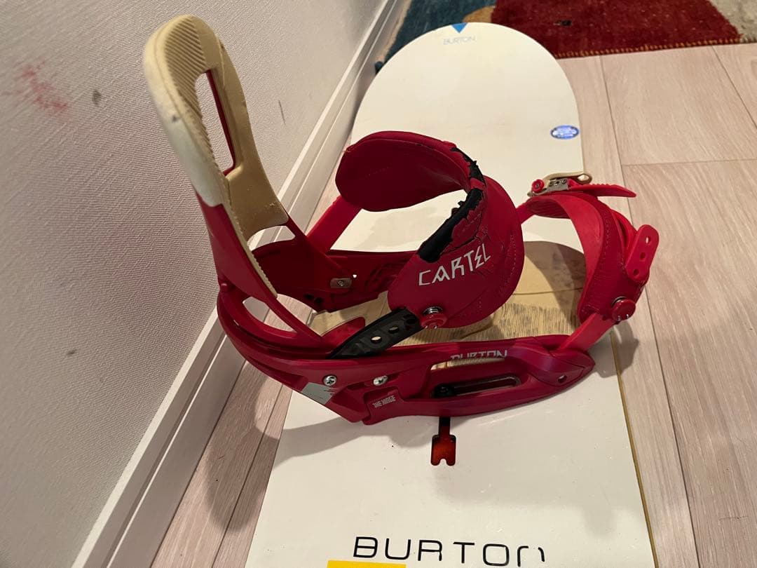 BURTON CUSTOM X(158) × CARTEL EST(Mサイズ)
