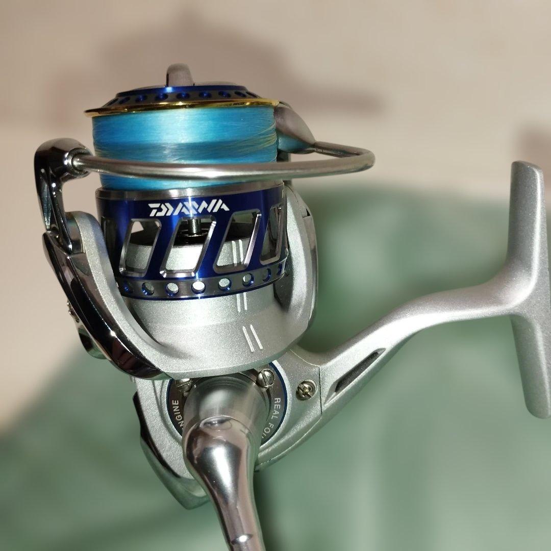 DAIWA ダイワ07ルビアス　RCSスプール　カスタムノブ　ブルー