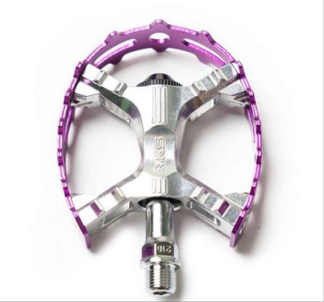 パーツ MKS XC-III bear trap pedal (purple)