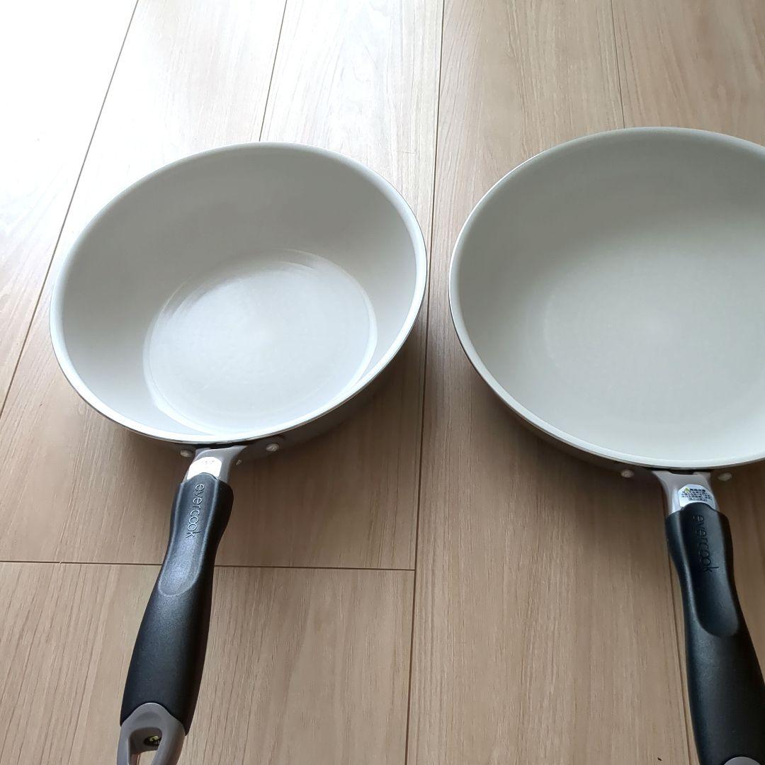 evercook フライパン2個セット 24cm 26cm