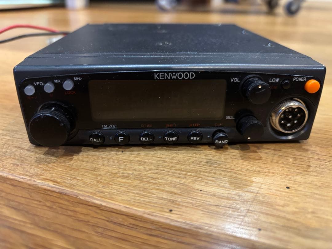 KENWOOD アマチュア無線　TM-702モービル機マイク付き　ジャンク品
