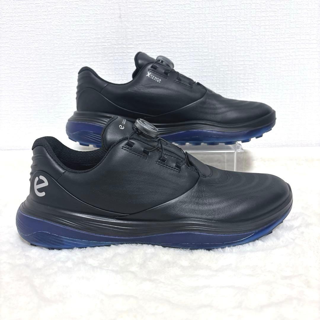 【未使用級】ecco エコー　ゴルフシューズ　GOLF LT1 BOA 黒　42