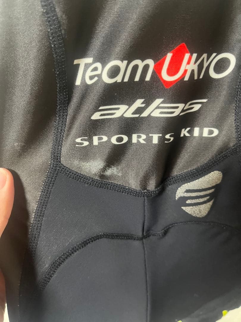 TeamUKYO サイクリングジャージ　赤 長袖