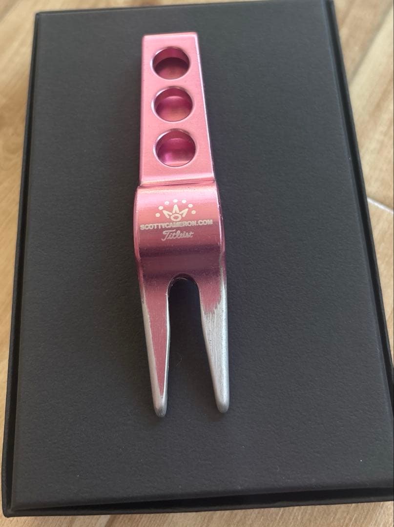 レアカラーピンクScotty Cameron PivotToolグリーンフォーク