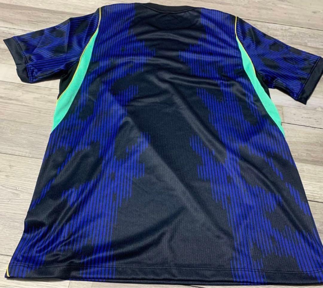 y*n様 Jordan サッカーシャツ ネイビー グリーン L サイズ