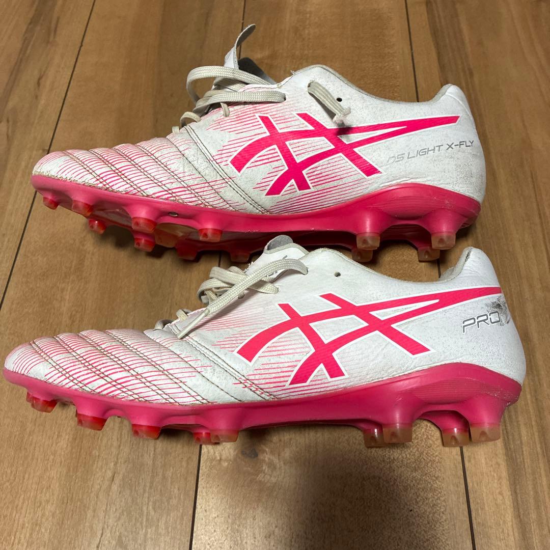 ASICS LIGHT X-FLY サッカーシューズ ホワイト/ピンク
