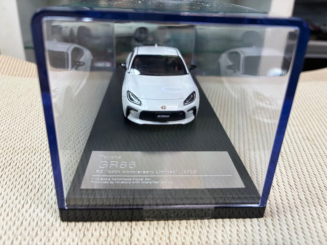 ハイストーリー 1/43 トヨタ GR86 特別仕様車(ホワイト)