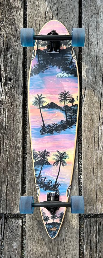 新品、OBFIVE サーフスケート スケートボード LONGBOARDS 38”