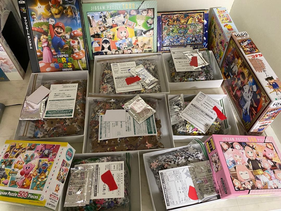 【値下げ】ジグソーパズル　1000ピース　500ピース　まとめ売り