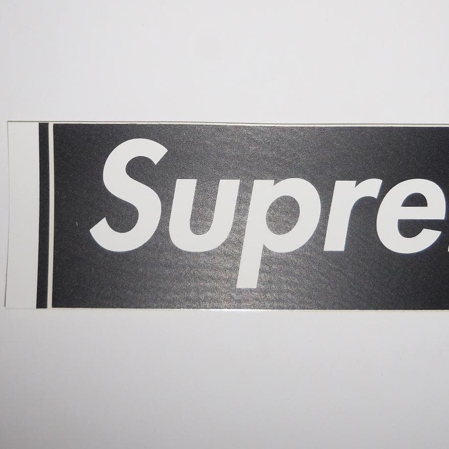 Supreme カーボンファイバー ボックスロゴ ステッカー ブラック 正規品